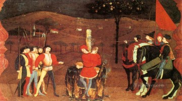 Paolo Oil Painting - Miracle Of The Desecrated Host Scene 5 early Renaissance Paolo Uccello